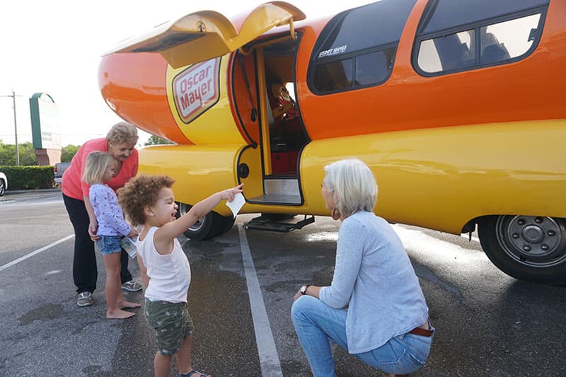 Oscar Mayer Wienermobile makes Pitstop on AMI